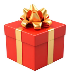 PNG Christmas gift box white background celebration.