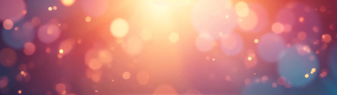 Blurrybokeh of a bright light with a blurry background