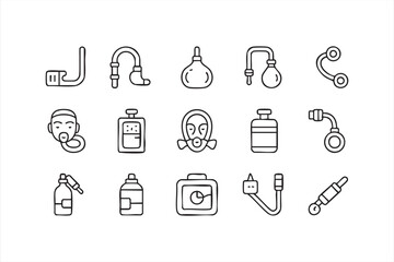 Pediatric and infant nasal suction bulb graphics for healthcare