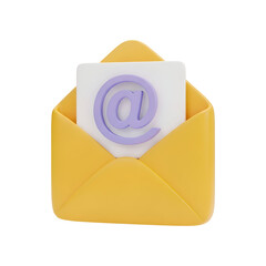Trendy digital mail notification arriving in inbox, new message popping up in envelope, modern communication, email marketing, stylish newsletter updates