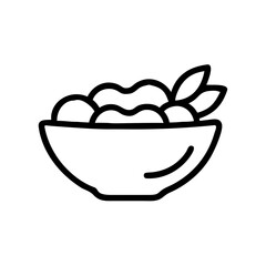 salad bowl icon