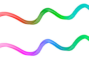 Ethereal ribbons dance in colorful harmony a symphony of light and motion on