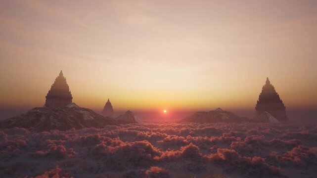 Candi Prambanan Time-lapse Fantasy