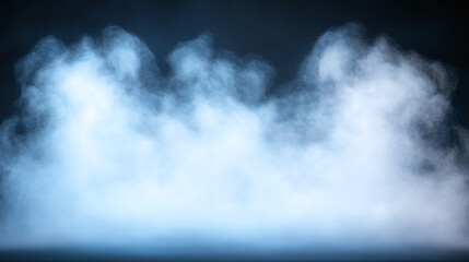 Ethereal Mist Captivating Fog Texture in Soft Blue Hues for a Dreamy Atmosphere