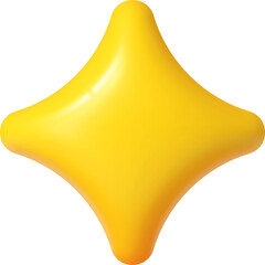 3d yellow star and golden sparkle element of ranking and score in game and mobile app, customer review and feedback, premium and best quality symbol. Top rate and business success rating star
