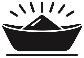 Radiant traditional Chinese gold ingot icon for wealth fortune and financial success