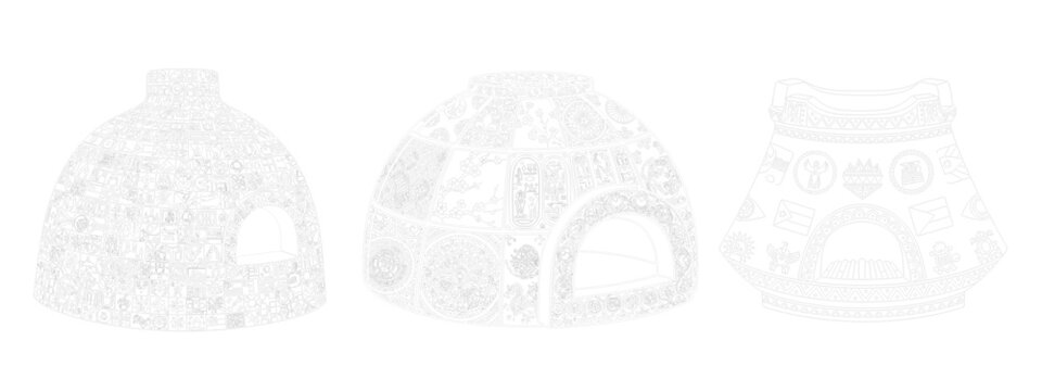 Traditional tandoor oven indian restaurant banner advertisement