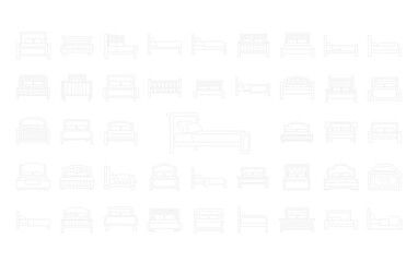 Collection of furniture designs featuring beds