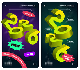 2026 New Year Modern Social Post Template