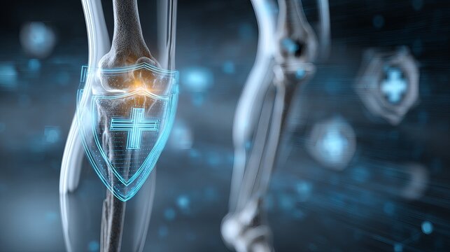 Safeguarding joint health with advanced shield technology for enhanced mobility and protection, promoting a life of strength and vitality for all ages.