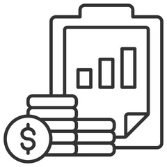 Income Outline Icon