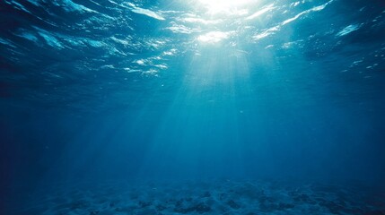 Moving deep water background with flowing waves, smooth texture, natural motion, blue aquatic surface and dynamic fluid pattern creating a calm and immersive ocean atmosphere for abstract design