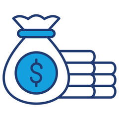 Money Blue Icon