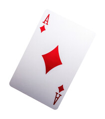 Obraz premium PNG Playing card floating diamond person.