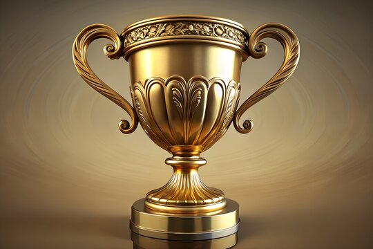 gold trophy cup