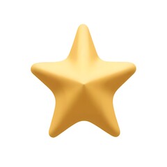 3D Christmas star icon