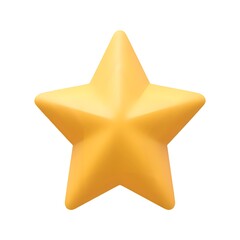 3D Christmas star icon
