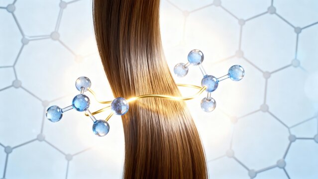 Experience healthy, vibrant hair with innovative molecule technology bringing shine and strength for youthful beauty and confidence today