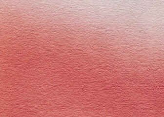 Abstract red gradient watercolor paper background texture. Pastel soft color dusty pale shade.