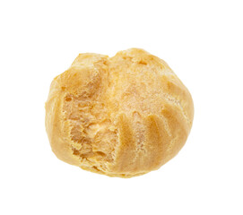 A piece of bread with a hole in it