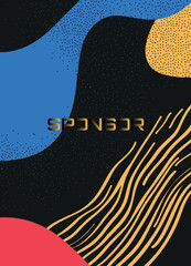 Sports jersey and t shirt background design