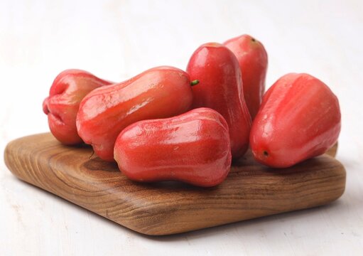 Wax apple, jambu air, chompbu, water apple or rose apple