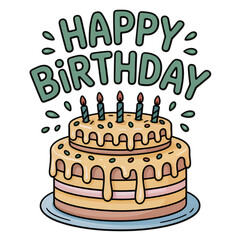 happy birthday cake
