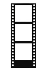 Black Film strip frame vertical