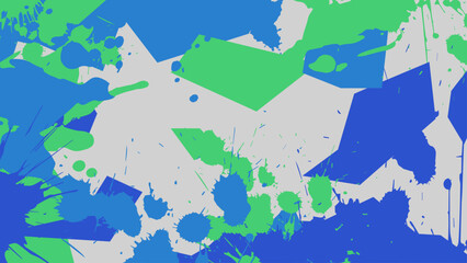 Blue Green Paint Grunge Texture Background