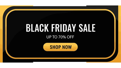 Grab up to 70% off in this Black Friday sale and shop now for amazing deals, a perfect banner to boost your sales and increase revenue this holiday season