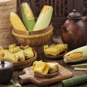 Lepet Jagung or Mexican Sweet Tamales