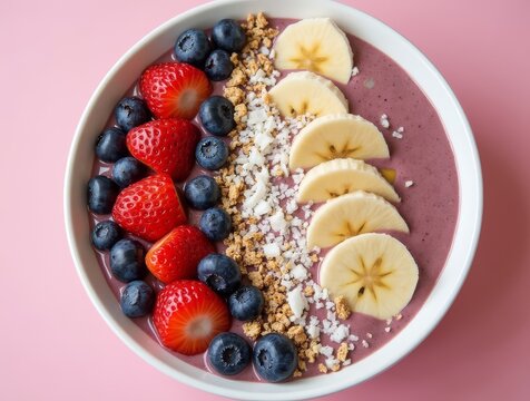 breakfast cereal with berries