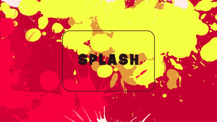 Colorful Splatter Paint Grunge Texture Background Design