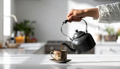 tea pot on a table