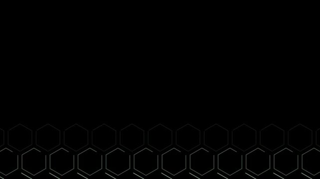Hexagon Pattern Transition Overlay for Business Motion Graphics