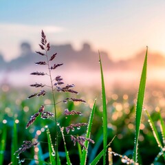 morning dew on the grass