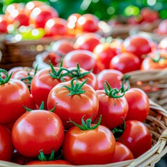 tomatoes on the vine