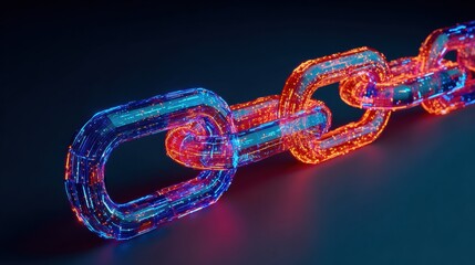 Secure Blockchain Smart Contract Seal Showcasing Decentralized Protection in Neon Digital Style