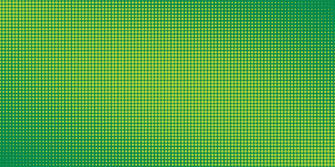 Dots halftone yellow green color pattern gradient texture background.