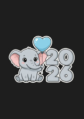 Happy New Year clip art