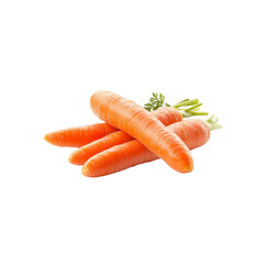 Fresh orange carrots