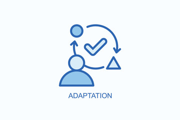 Adaptation Icon Or Logo Isolated Vector Illustration