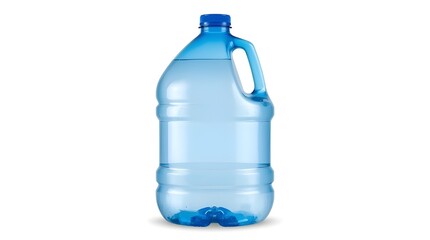 A large, blue-tinted gallon water jug, typically used for dispenser machines in homes, offices, and public spaces. The jug is made of durable, transparent plastic.
