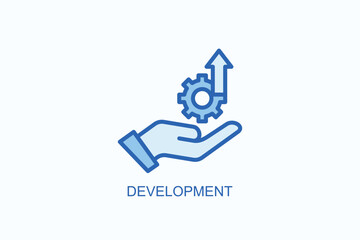 Development Icon Or Logo Isolated Vector Illustration
