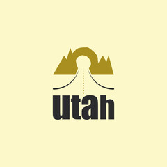 Bold and modern Utah typography design created with the Impact font and a minimal landscape silhouette.
Perfect for posters, travel concepts, branding, and clean typographic layouts.