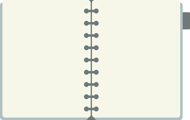 Vector of Blank notebook illustration