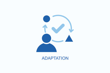 Adaptation Icon Or Logo Isolated Vector Illustration