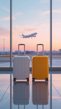 luggage at the airport