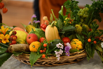 corbeille de l&eacute;gumes