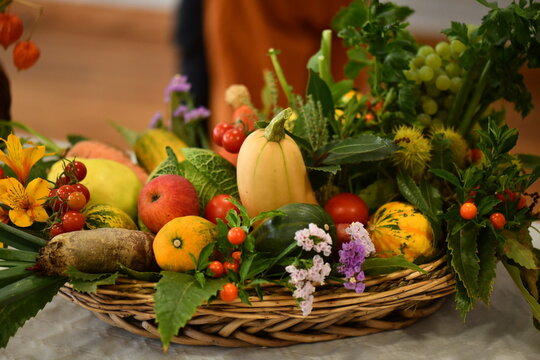 corbeille de l&eacute;gumes